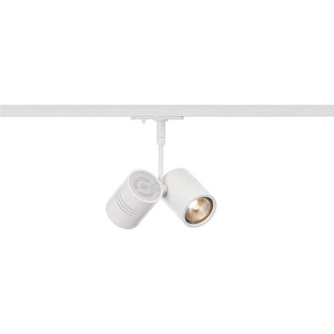 SLV Bima II 143431 230V-railsysteem lamp 1-fasig GU10 100 W Halogeen, LED Wit (mat)