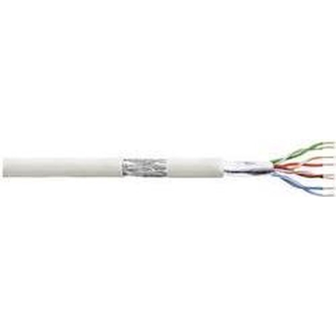 LogiLink CPV0017 Netwerkkabel CAT 5e SF/UTP 4 x 2 x 0.13 mm² Grijs 100 m