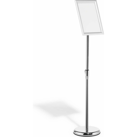 Durable 479823 Informatiezuil met aluminium klikframe 1 x DIN A4 250.00 mm x 250 mm x 1205 mm x 250 mm 1 stuk(s)