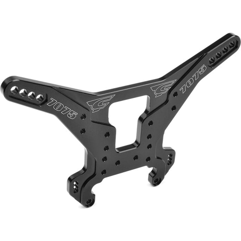 Team Corally - Shock Tower - MTS - Swiss Made 7075 T6 - 5mm - Hard Anodised - Black - Made In Italy