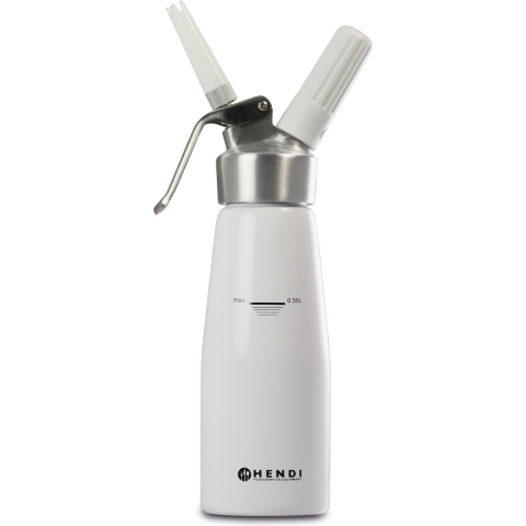 Hendi Slagroomspuit Wit 500 ml