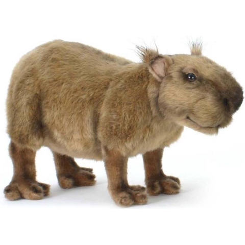 Hansa Pluche capibara knuffel - 33 cm - jungle knuffels -