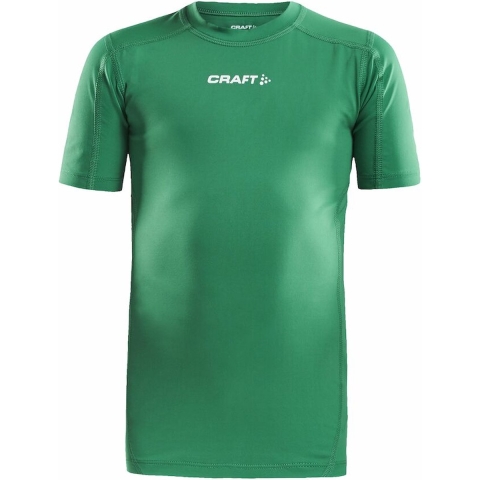 Craft 1906859 Pro Control Compression Tee JR - Team Green - 134/140