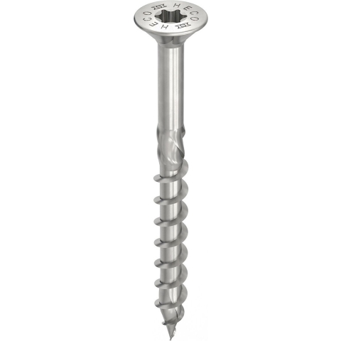 Heco Topix-plus 8,0 x 200 vk T-40 dd rvs A2; 100 stuks - HC61874