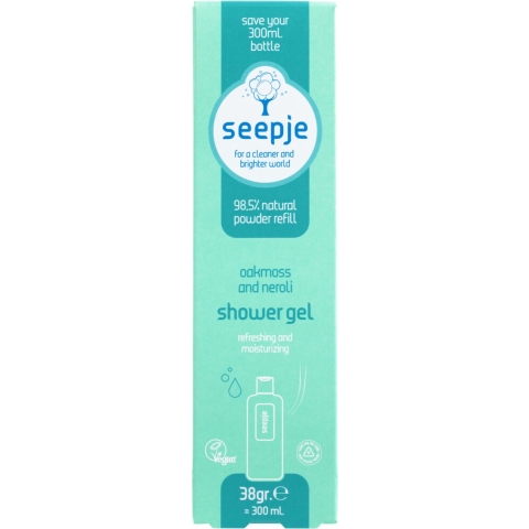 10x Seepje Eikenmos en Neroli Douchegel Navulling 38 gr