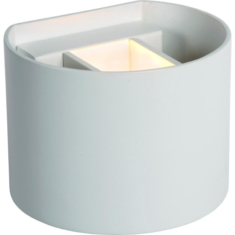 Lucide Axi Wandlamp LED Rond Badkamer IP54 Wit