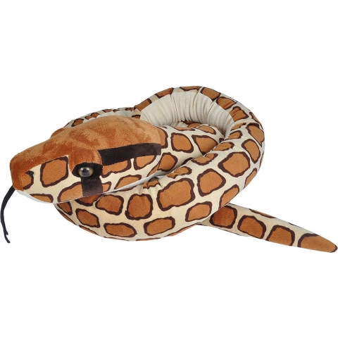 Pluche birmese python slang knuffeltje - 280 cm - Grote slangen knuffels - Knuffel dieren -
