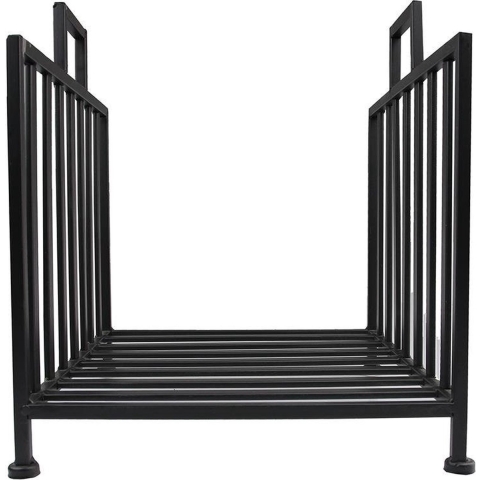 Haardblokken/houtblokken opberg standaard metaal 41 x 31 x 35 cm -