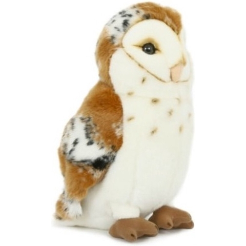 Semo Pluche kerkuil knuffel - 30 cm - Uilen vogels speelgoed -
