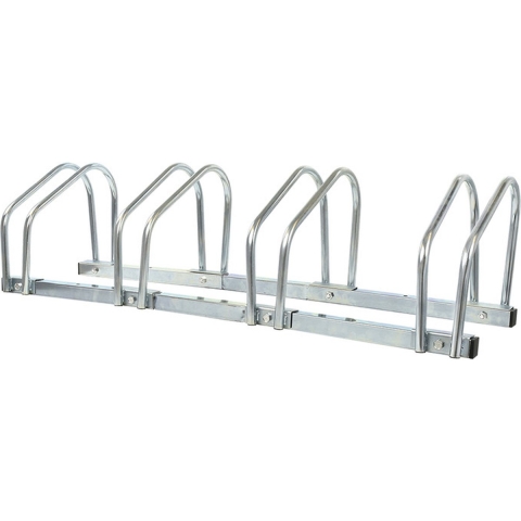 Fietsenrek - standaard - 4 fietsen - metaal - 98 x 32 x 26 cm -