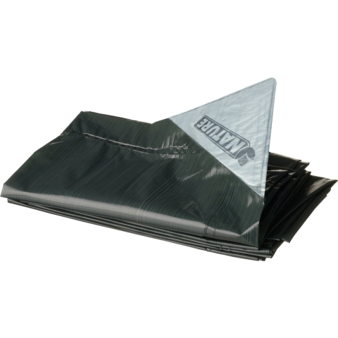 Groen afdekzeil/dekzeil voor houtstapels 200 x 800 cm -