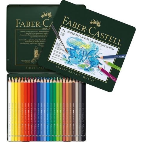Faber Castell FC-117524 Aquarelpotlood Faber-Castell Albrecht Dürer Etui à 24 Stuks