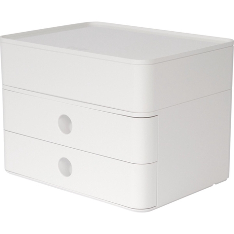 HAN HA-1100-12 Smart-box Plus Allison 2 Lades En Box Sneeuw Wit