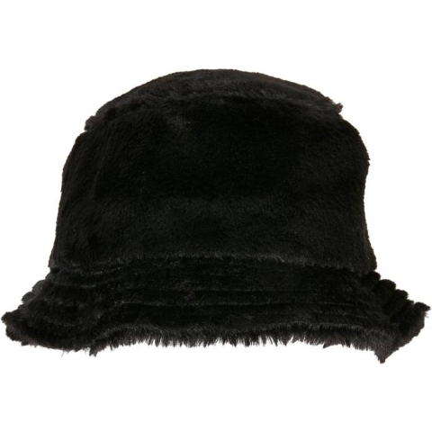 Flexfit FX5003FF Fake Fur Bucket Hat - Black - One Size