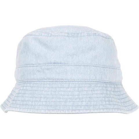 Flexfit FX5003DB Denim Bucket Hat - Light Blue - One Size