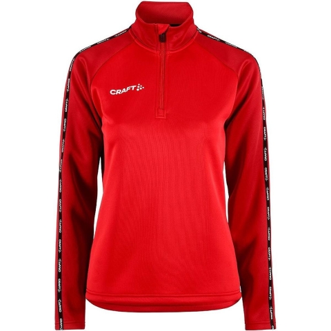 Craft 1912732 Squad 2.0 Half Zip W - Bright Red/Express - M