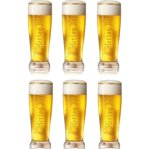 Hertog Jan Bierglazen / Fluitje - 350 ml - 6 stuks