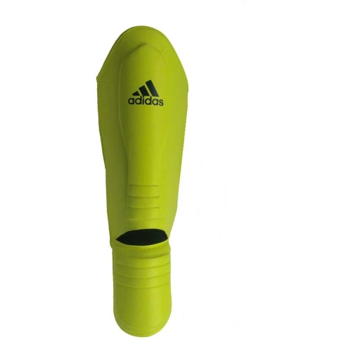 Adidas Hybrid Super Pro Scheenbeschermers - Geel/Blauw - XL