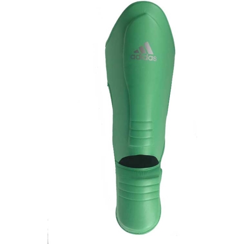 Adidas Hybrid Super Pro Scheenbeschermers - Lime/Zilver - L