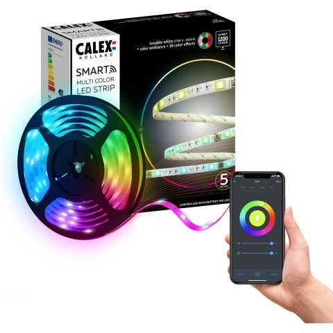 Calex Slimme Ledstrip - 5 Meter Rgb En Cct