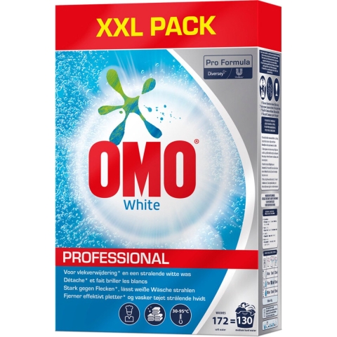 Omo Professional Wasmiddel Poeder Witte Was 130 Wasbeurten Pro Formula 8,4 kg