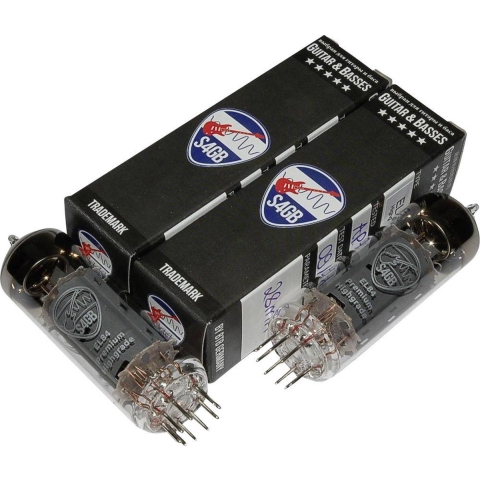 BTB Vertrieb EL84 S4GB Premium Elektronenbuis Matched Paar Geselecteerd voor Gitaren Eindpentode Aantal polen: 9 Fitting: Noval 2 stuk(s)