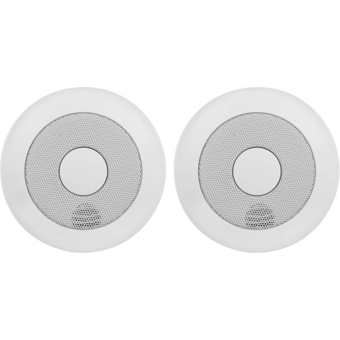 Smartwares RM175RF/2 Draadloze rookmelder Set van 2 stuks Koppelbaar werkt op batterijen