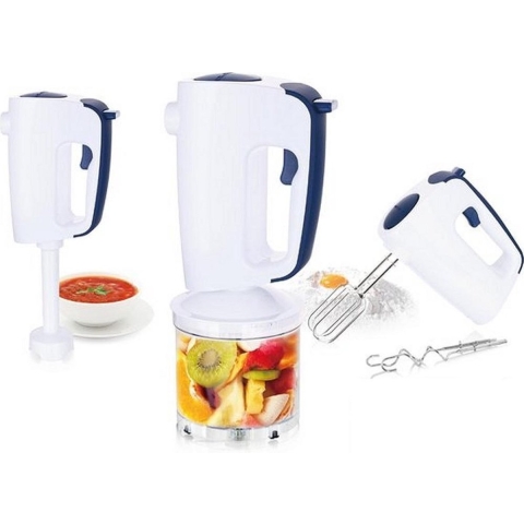 EMERIO HMS-113257.2 Handmixer 300 W Wit, Blauw