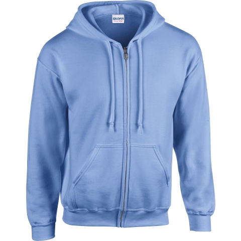 Gildan G18600 Heavy Blend™ Adult Full Zip Hooded Sweatshirt - Carolina Blue - S
