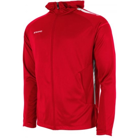 Stanno 408024K First Hooded Full Zip Top Kids - Red-White - 128