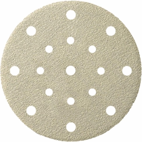 Klingspor Schuurpad met klitbevestiging | GLS 51 150 mm korreling 100 | voor lak korund | Gatenaantal 8 + 8 + 1 | 100 stuks - 301926 301926