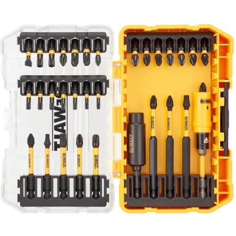 DeWalt Accessoires 32-delige FLEXTORQ Schroefbitset | In TOUGH CASE - DT70743T-QZ