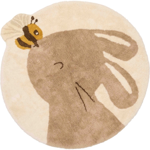 Vloerkleed Little Dutch Rabbit Bee Shape
