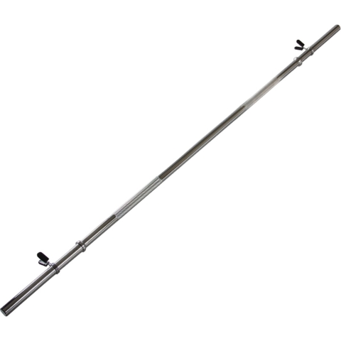 VirtuFit Halterstang - 120 cm - Veerclipsluiting - 30 mm