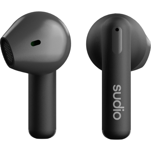 Sudio A1 In Ear headset Bluetooth Stereo Zwart Headset, Oplaadbox, Touchbesturing