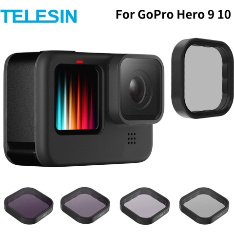 Telesin CPL+ND8/16/32 Lens Filter Kit For GoPro 9,10,11,12