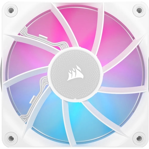 Corsair iCUE LINK RX120 RGB PC-ventilator Wit (b x h x d) 120 x 120 x 25 mm Incl. LED-verlichting