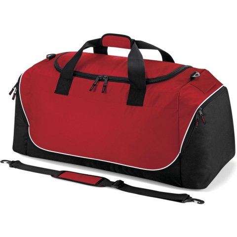 Reistas/weekendtas/sporttas model Holiday XXL - 85 x 38 x 35 cm - 3 vakken - rood/zwart -