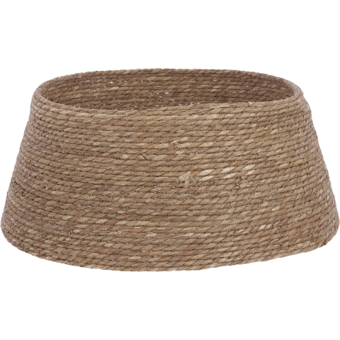 Kerstboomrok - rotan look - bruin - D58 x H26 cm - voor kerstboom tot 180 cm - kerstboommand -