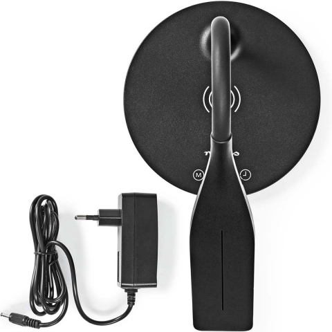 Nedis LED-Lamp met Draadloze Lader | Dimmer - Op Product | LED / Qi | 15 W | Met dimfunctie | Koel Wit / Natuurlijk Wit / Warm Wit | 2700 - 6500 K -
