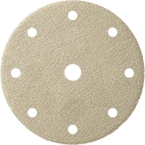 Klingspor Schuurpad met klitbevestiging | GLS 1 150 mm korreling 120 | voor lak korund | Gatenaantal 8 + 1 | 100 stuks - 147093 147093