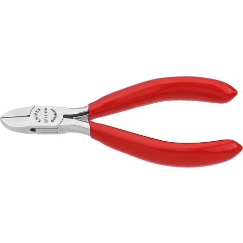 Knipex Zijsnijtang ronde kop + draadklem 115 mm - 7711115