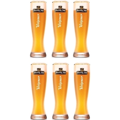 Hertog Jan Bierglazen Weizen - 500 ml - 6 stuks