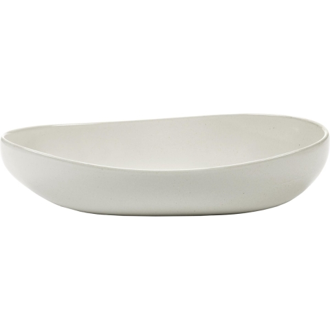 Serax Out Of Lines By Uncharted Serveerschaal 36x17 Off White