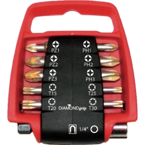 Rotec 11dlg PRO Bitclip DIAMANT RD/ZW PZ/PH/TX 25mm - 8250040