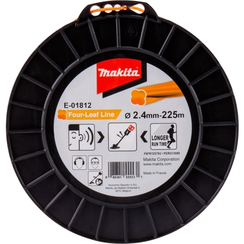 Makita Accessoires E-01812 | Maaidraad | 2,4x225mtr | oranje - E-01812