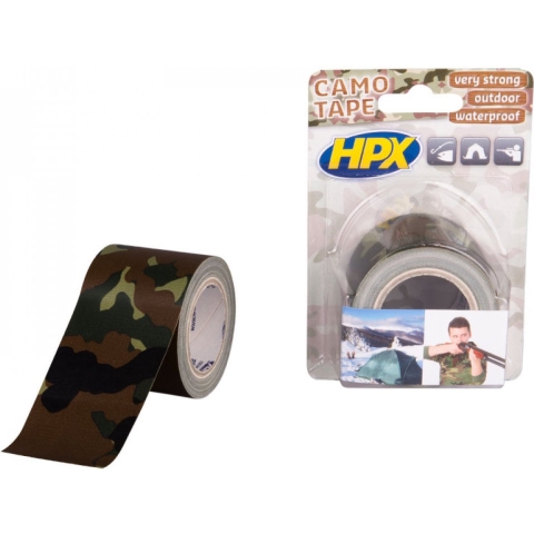 HPX Pantsertape | Camouflage | 48mm x 5m - CA5005 | 10 stuks CA5005