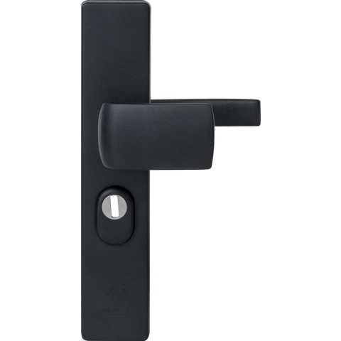 Nemef 3415-2-ZW | 55mm | Blister | Veiligheidsdeurbeslag | SKG* | Nemef Design | Langschild** - 9341521590