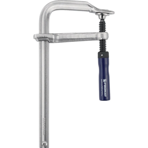 Promat Geheel stalen schroefklem | spanwijdte 400 mm werkbereik 120 mm | houten greep - 4000831457 4000831457
