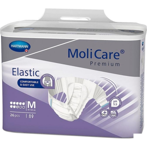 MoliCare Premium Elastic 8 Drops Medium | 26 stuks